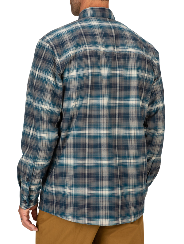 Simms ColdWeather Shirt Model Back Simms ColdWeather Shirt Model Back